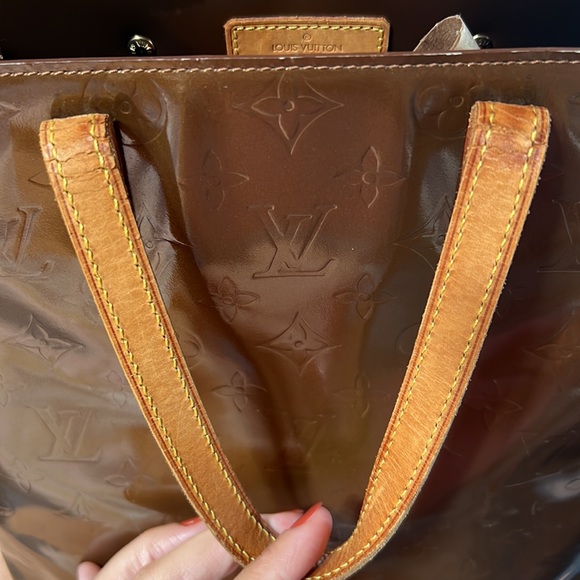 Authentic EUC Louis Vuitton Bronze Vernis Shopper Tote - Picture 5 of 13
